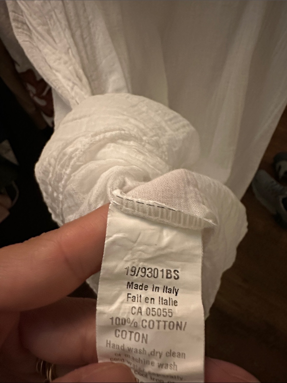 Lightweight White Sleeveless Women's Dress - Picture 3 of 3
